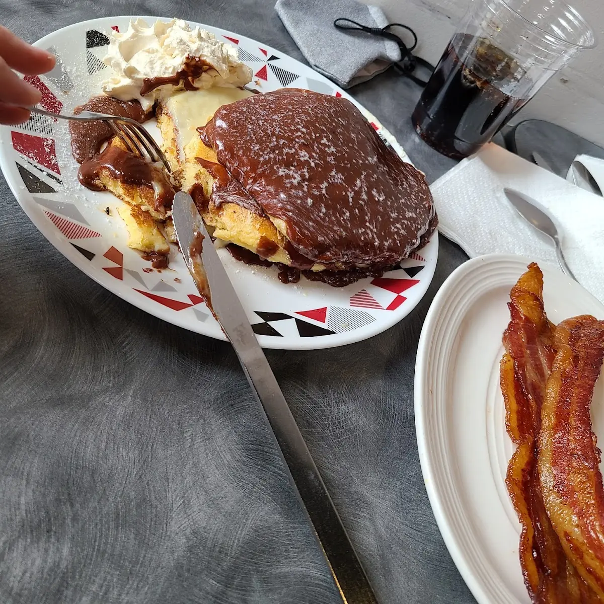 Boston Cream Pancakes