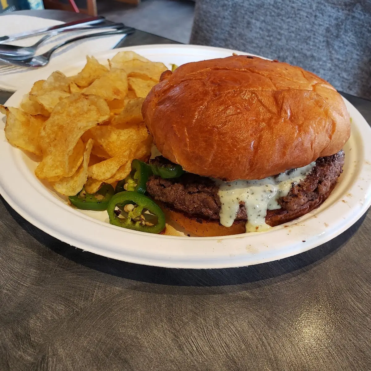 Jalepeno Popper Burger
