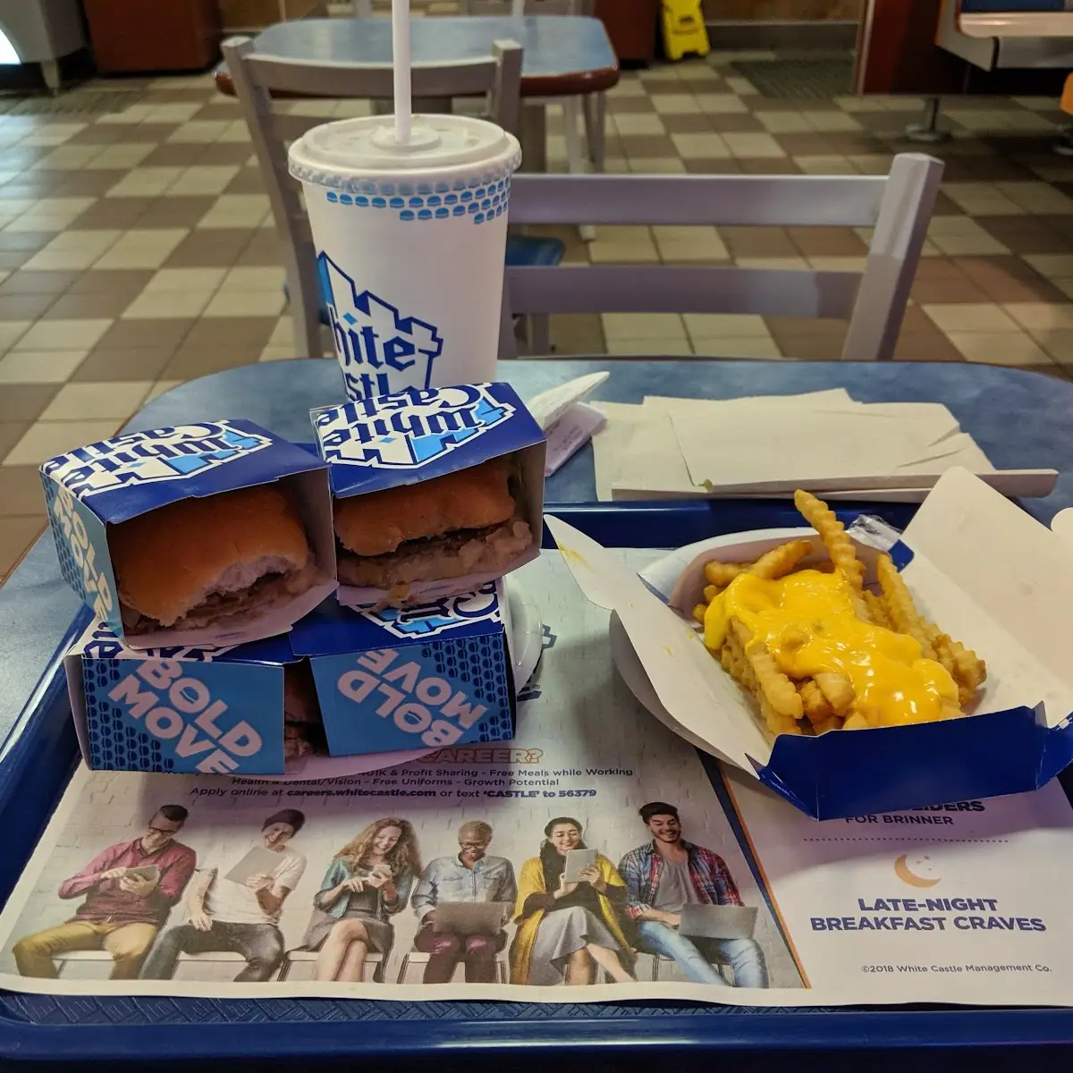 Sliders with Cheese Fries