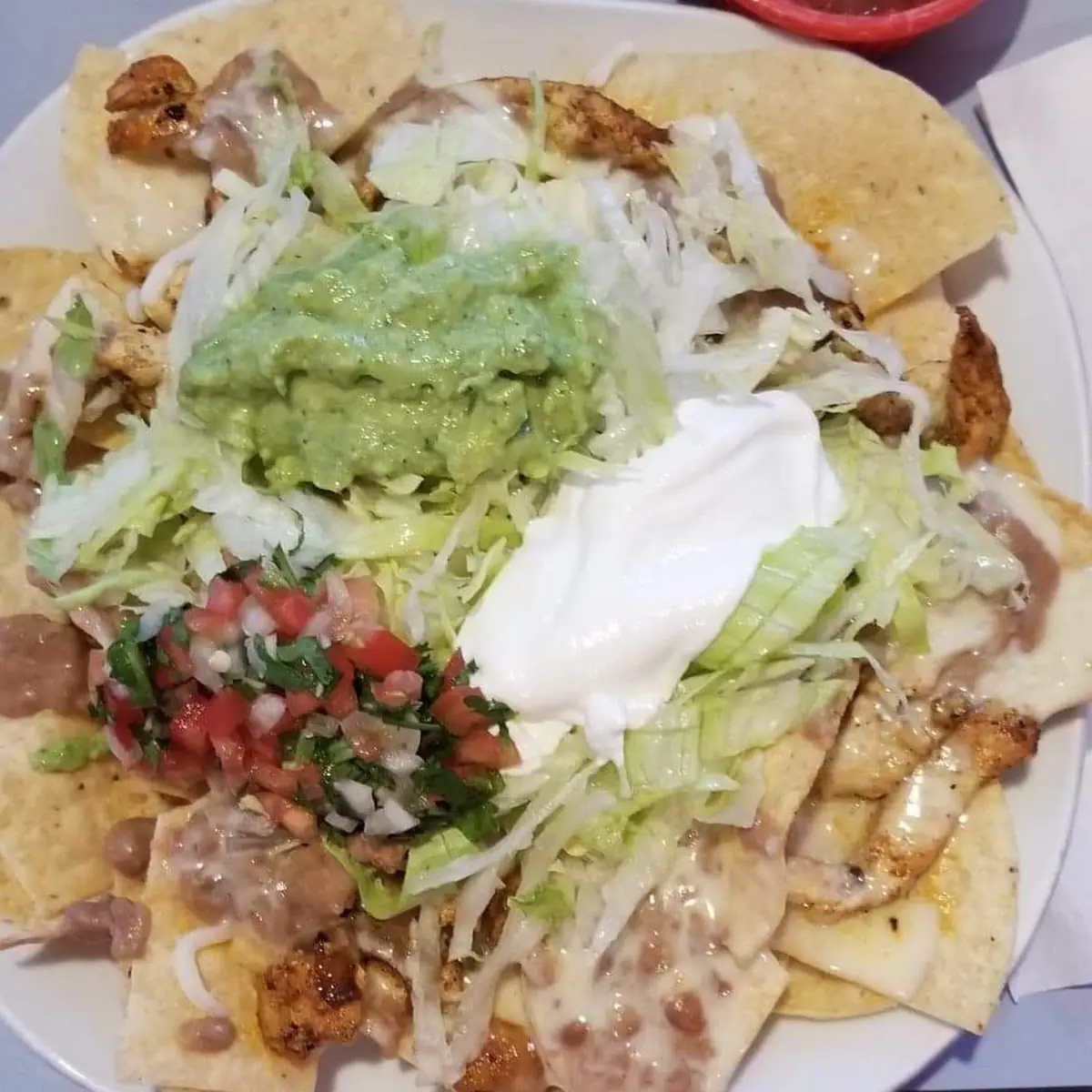 Chicken Nachos Supreme