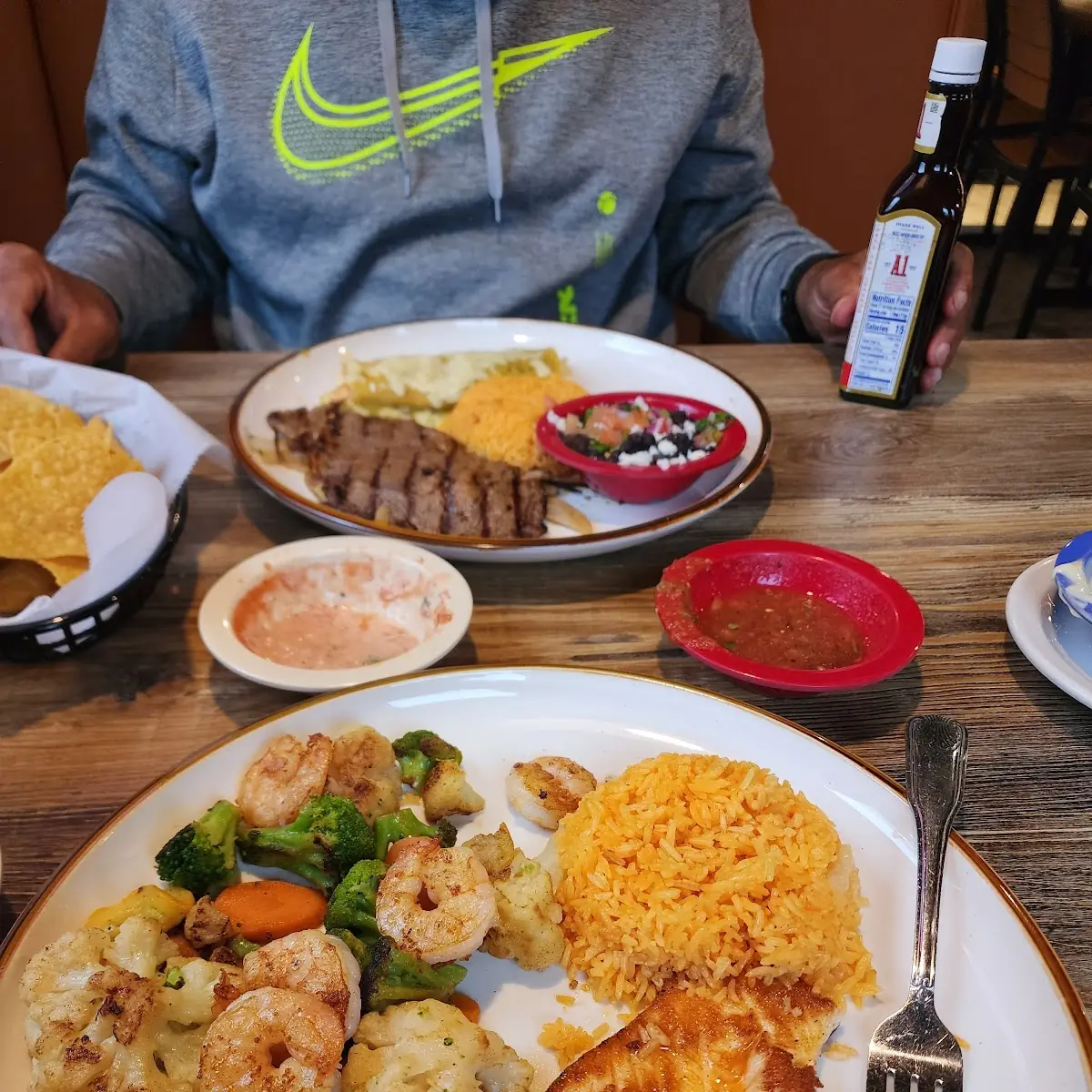 Steak and Enchilada Combo