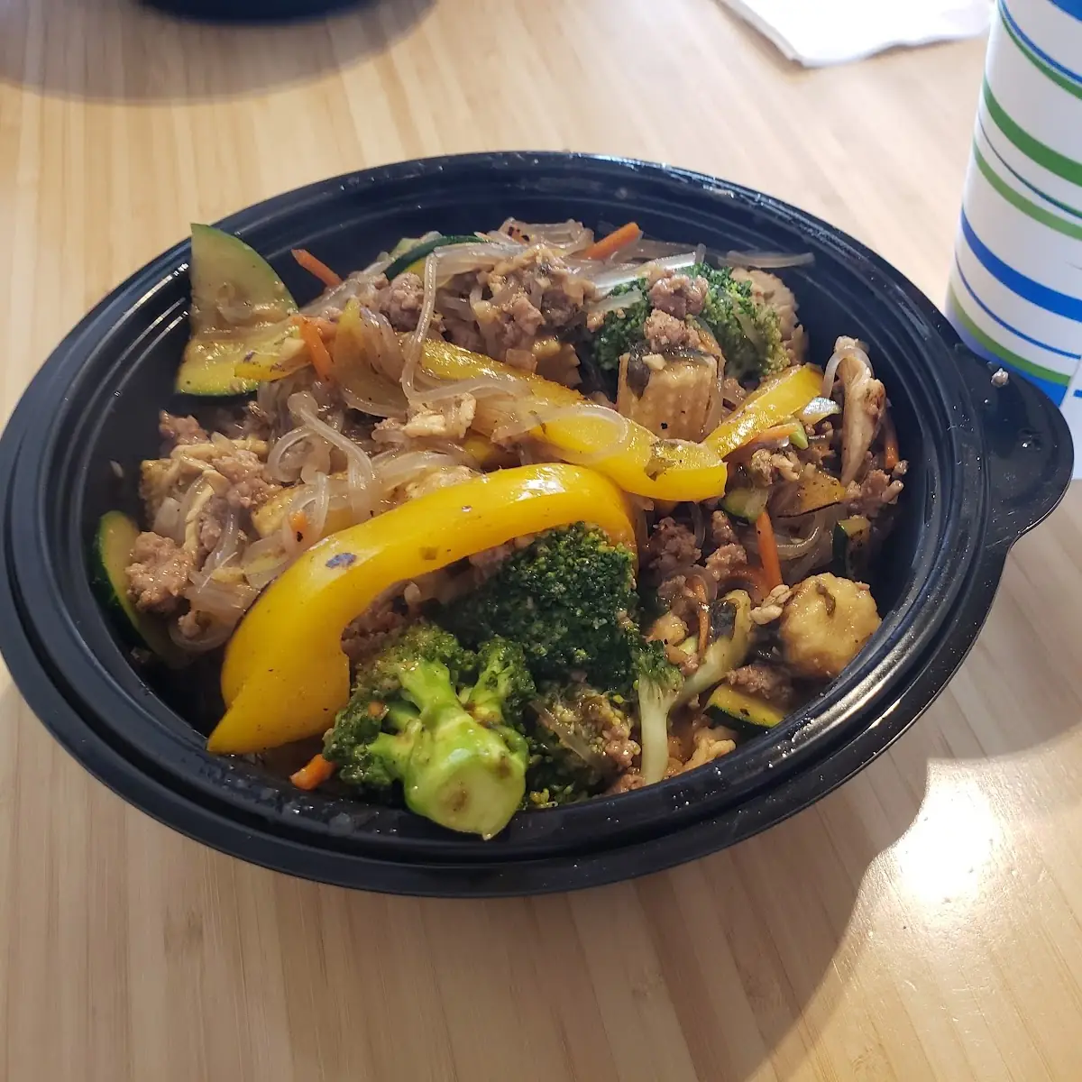 Rice Noodles with Chicken Bowl