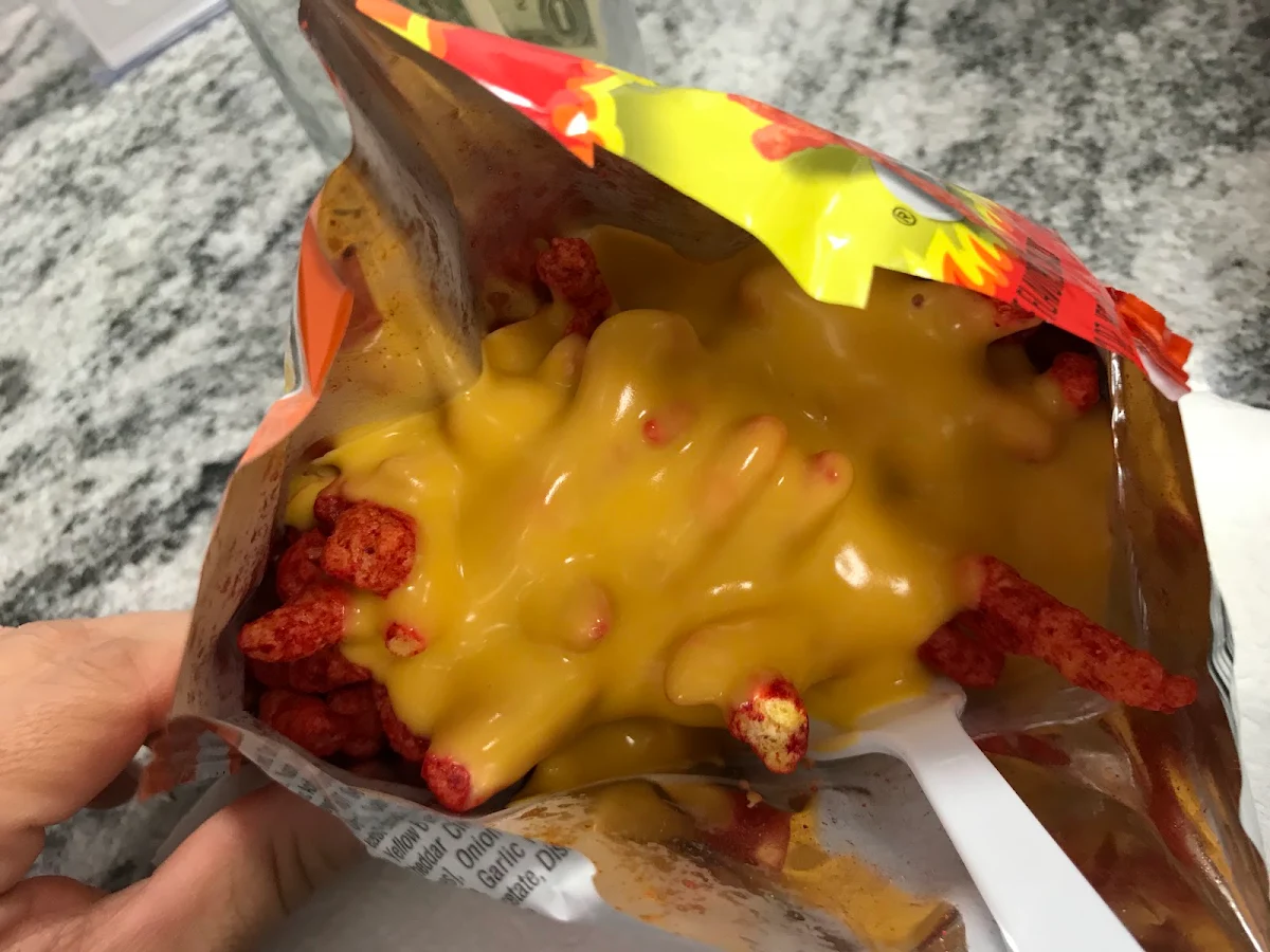 Hot Cheetos with Cheese