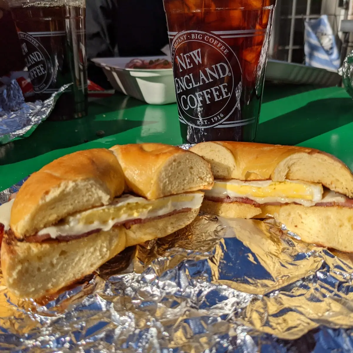 Bacon Egg and Cheese Bagels
