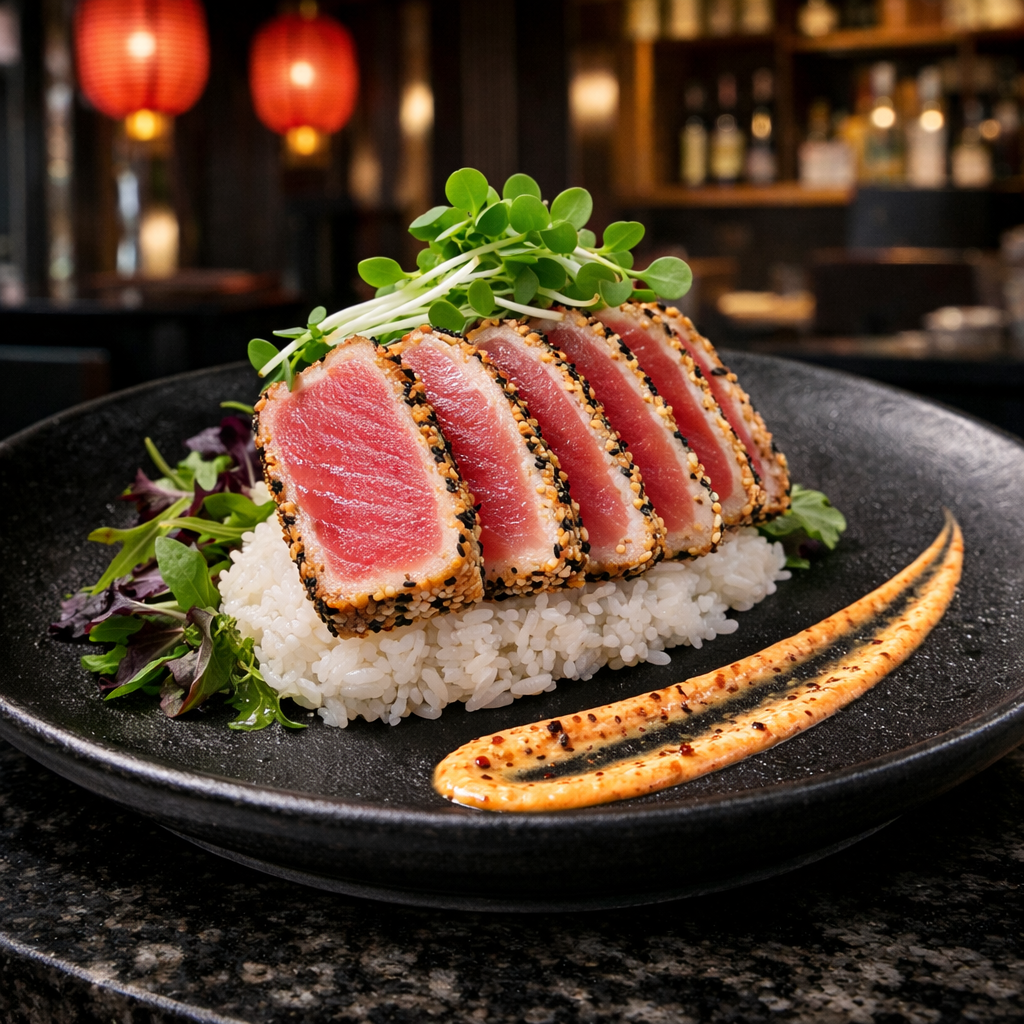 Sesame Seared Tuna Steak