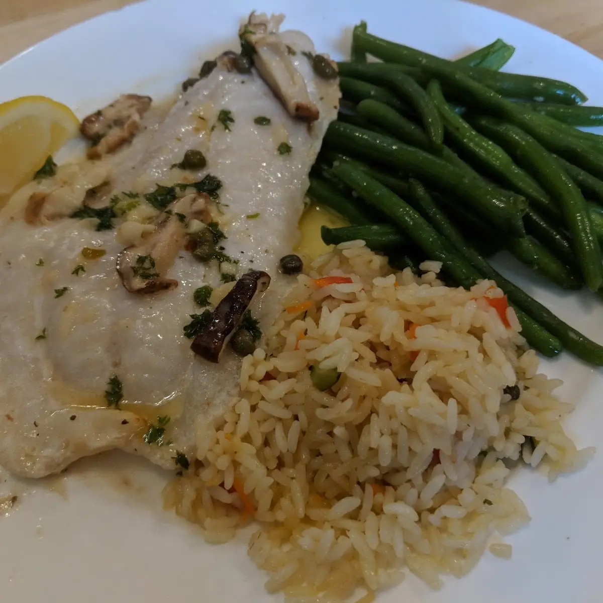 Halibut & Scallops Casino