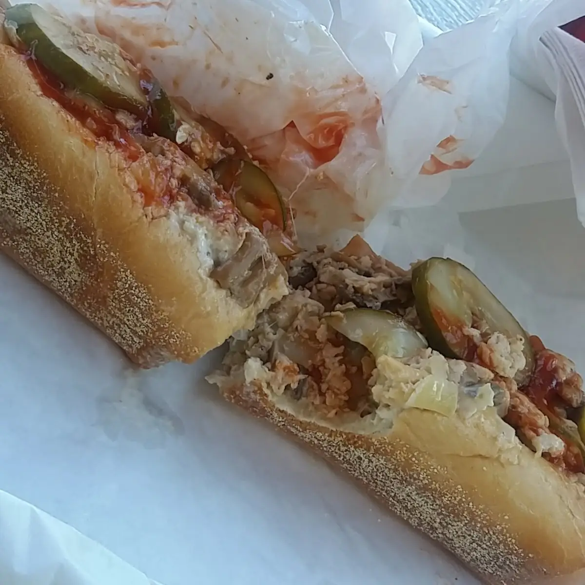 Mushroom Chicken Cheese Steak