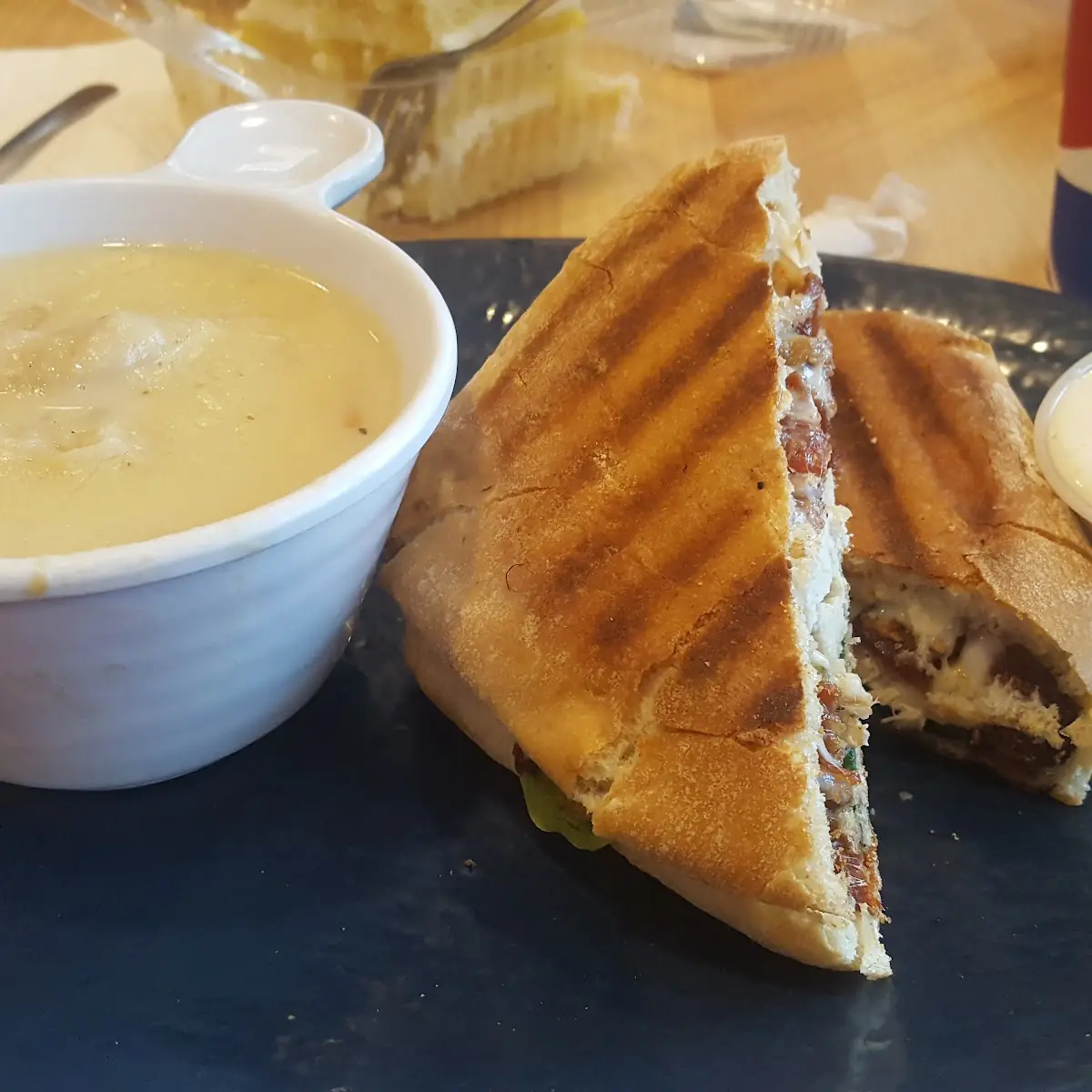 Monday- Chicken Bacon Ranch Panini with Soup