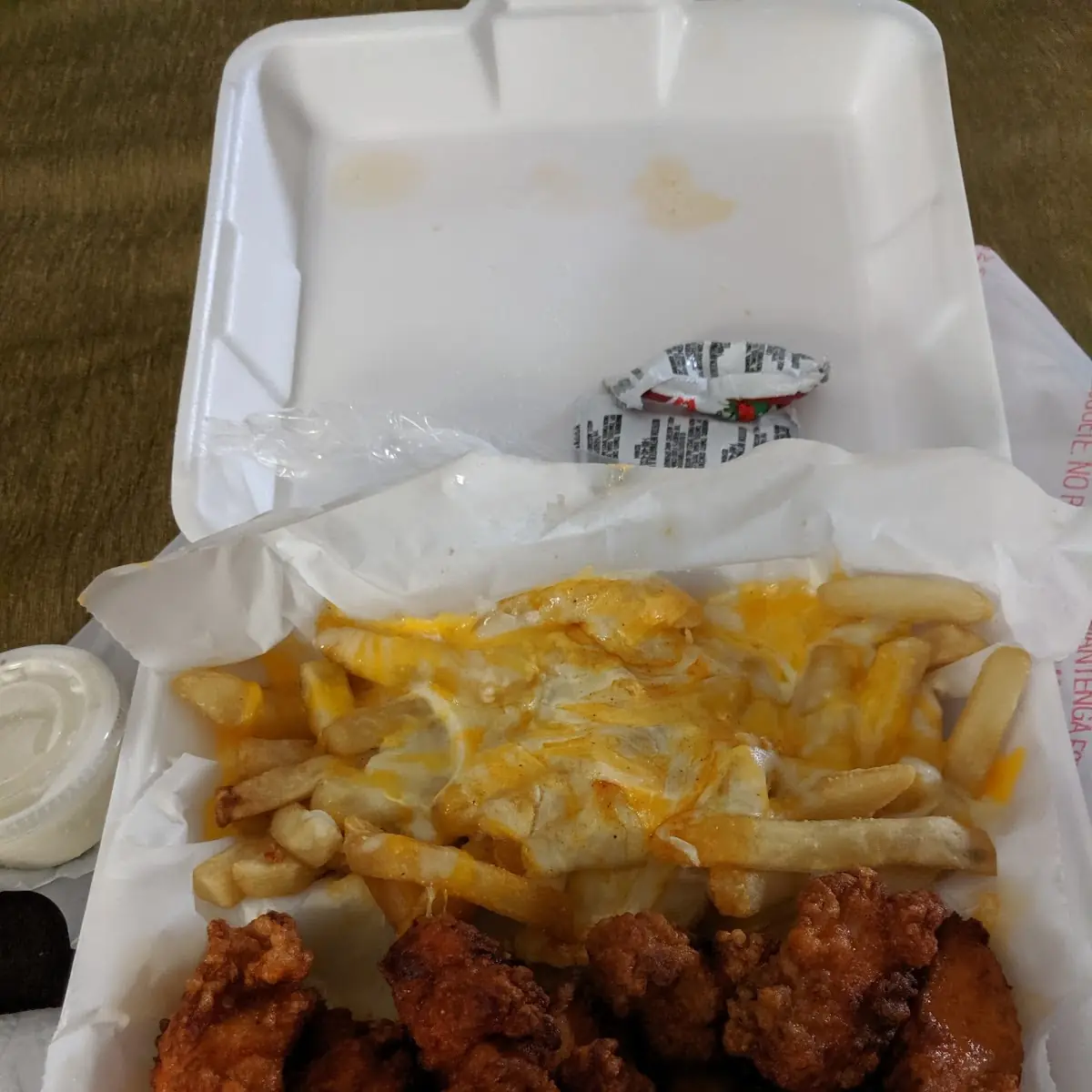 Wings and Cheese Fries