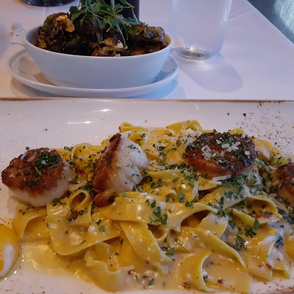 Scallops with Garlic Sauce