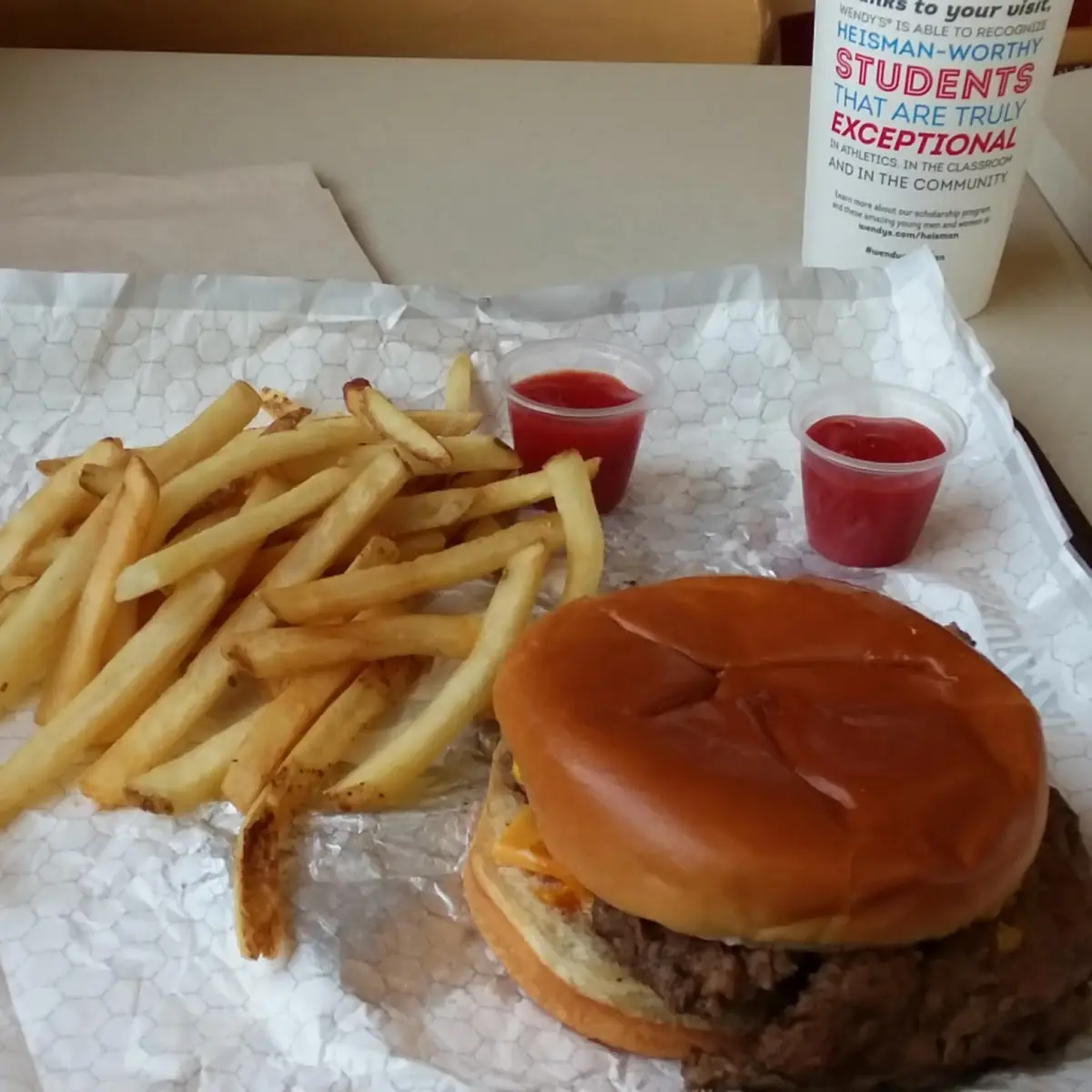 Dave's Double Cheeseburger Combo