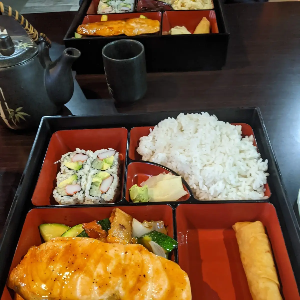 Teriyaki Salmon Bento Box