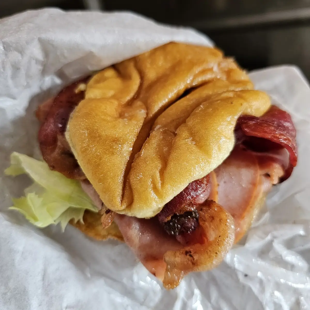 blt Sandwich Glazed Donut