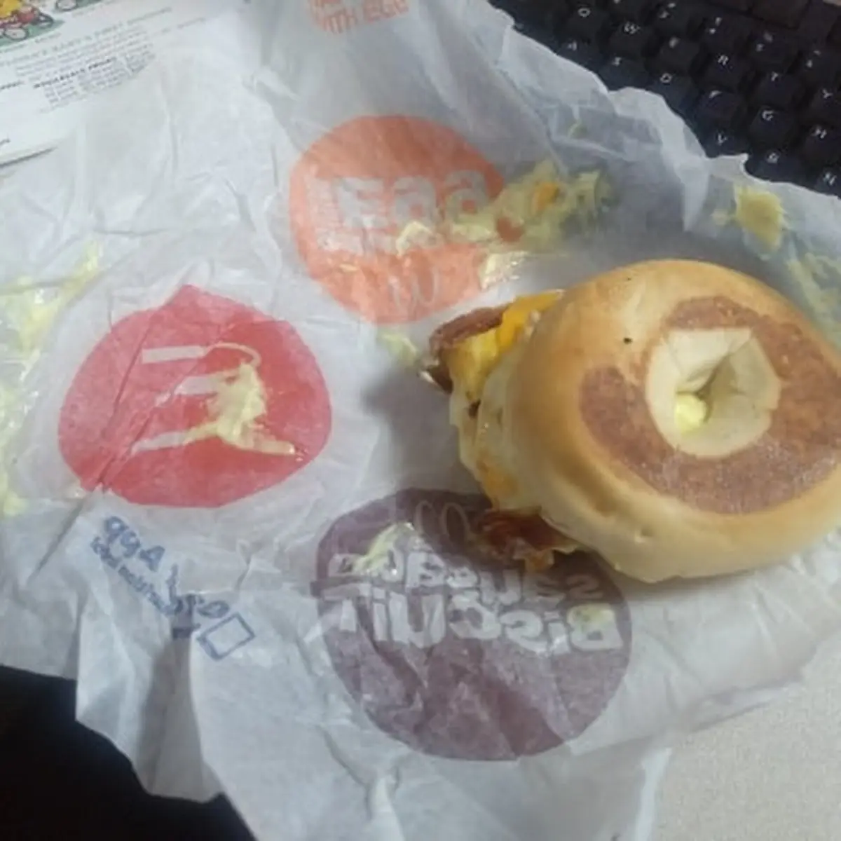 Bacon Egg Cheese Bagel