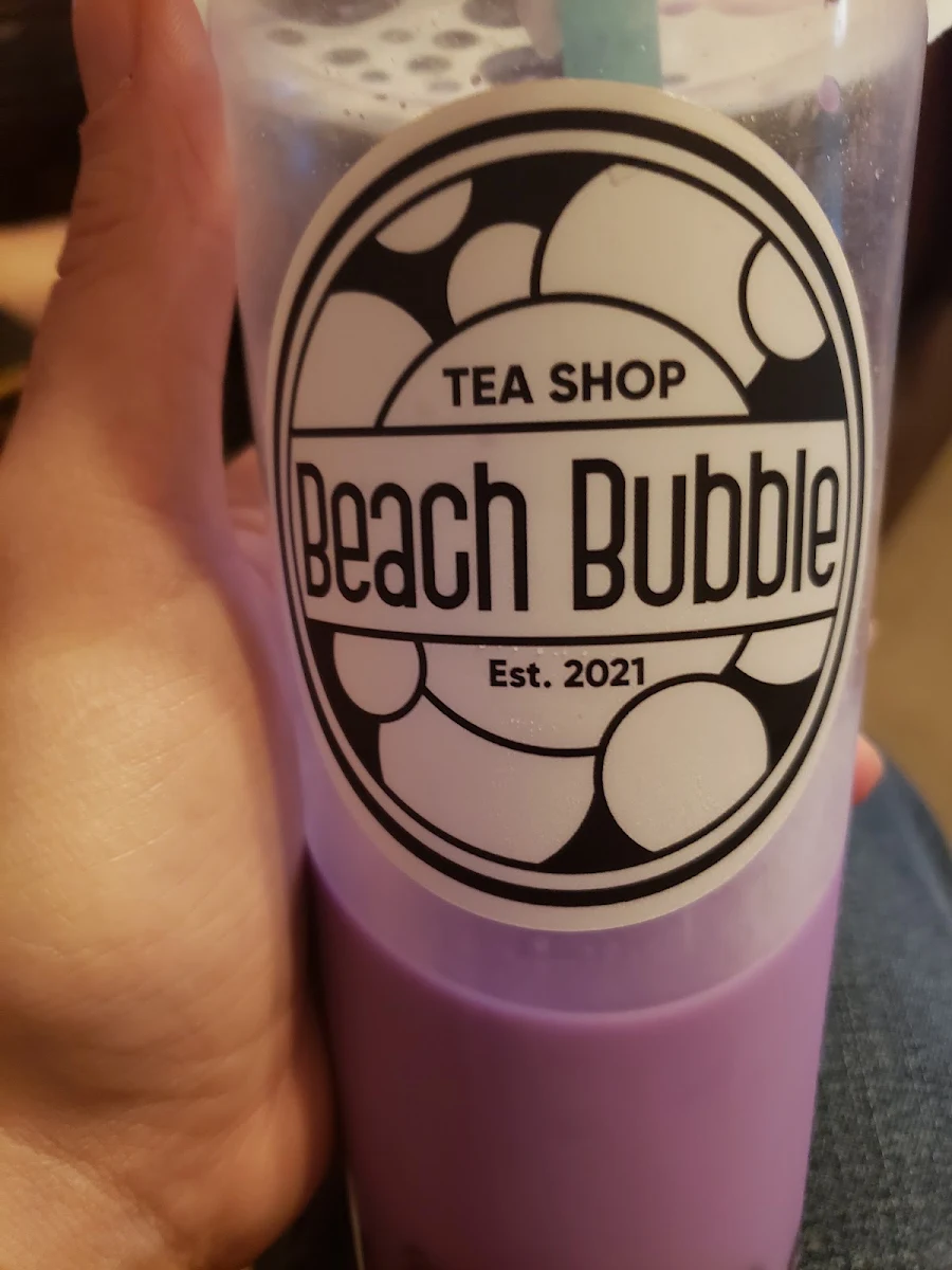 Sweet Potato Milk Tea with Boba