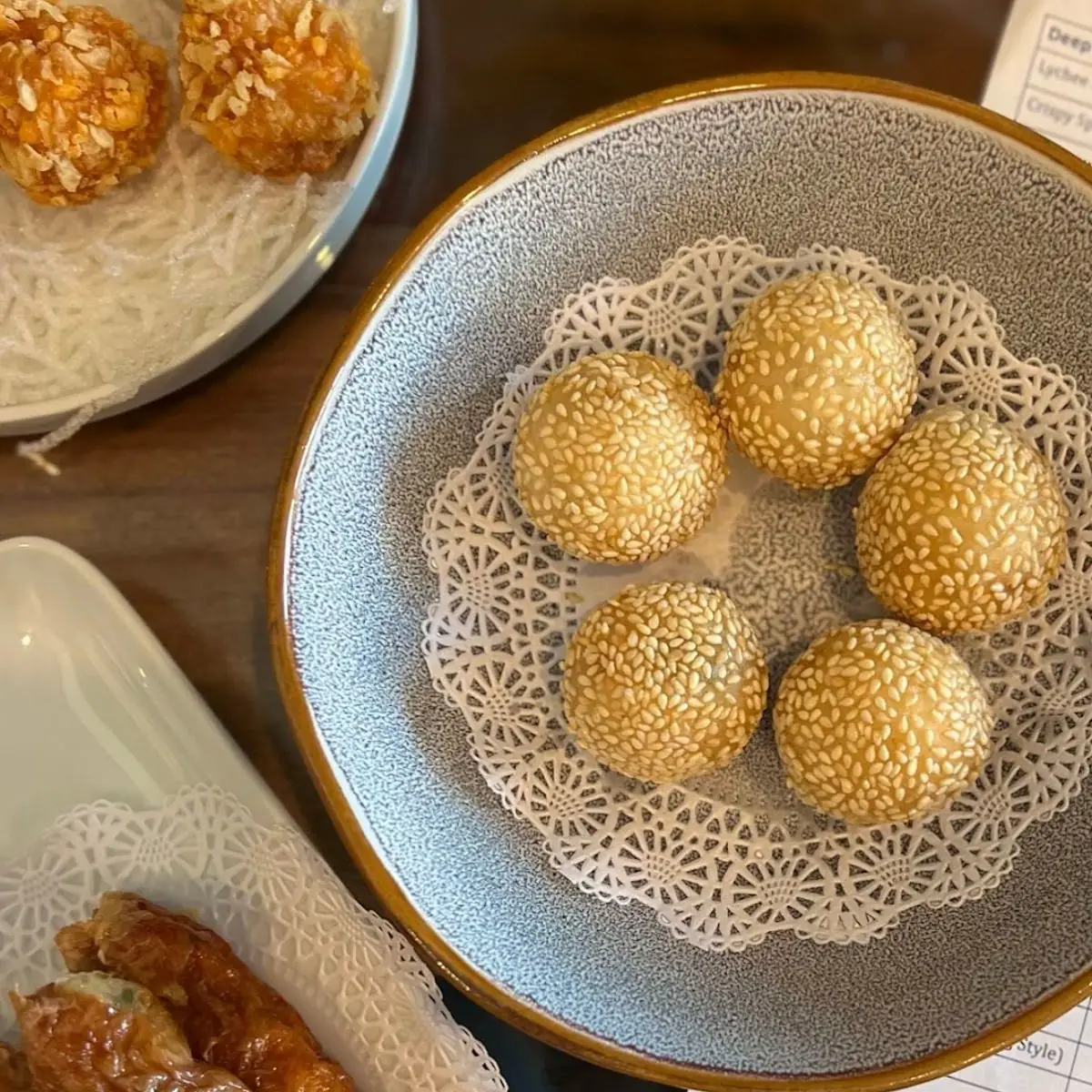 Sesame Balls with Red Bean