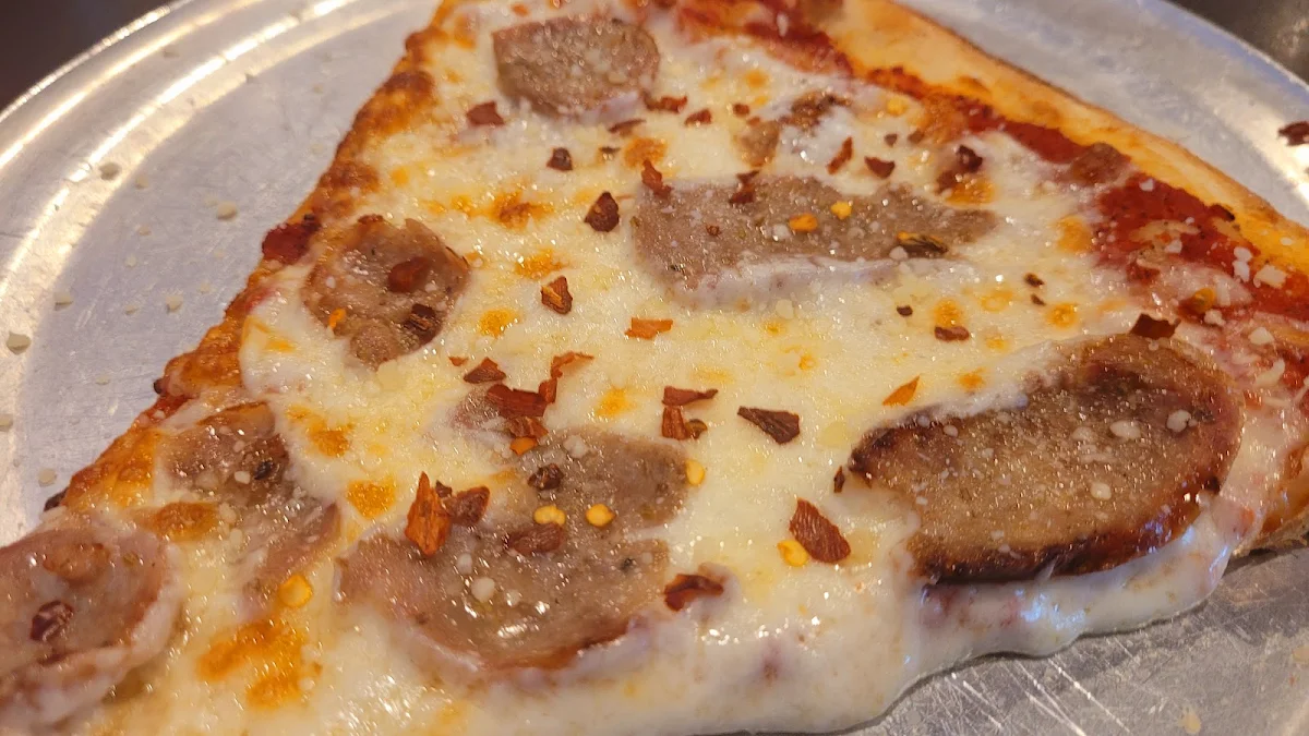 Sausage Pizza Slice