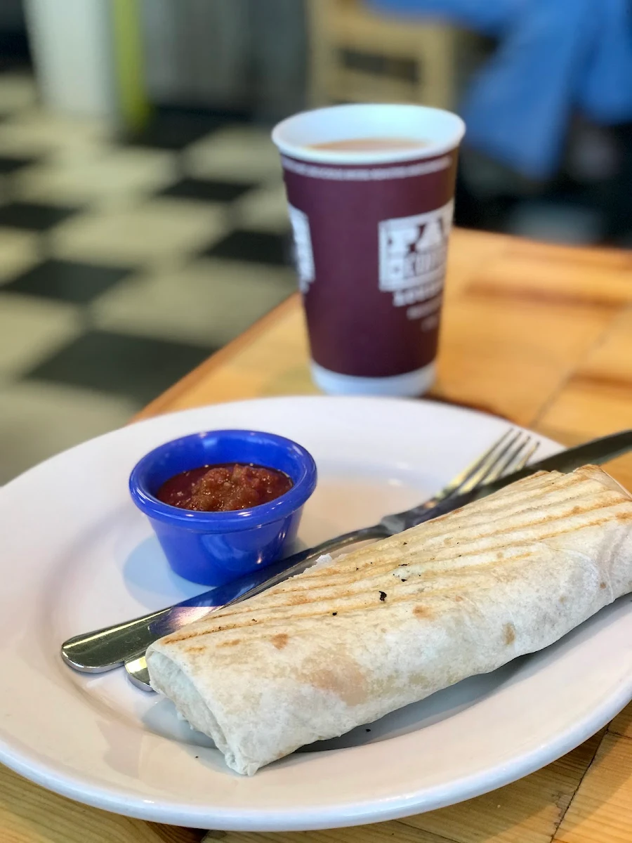 Burrito & Medium Coffee