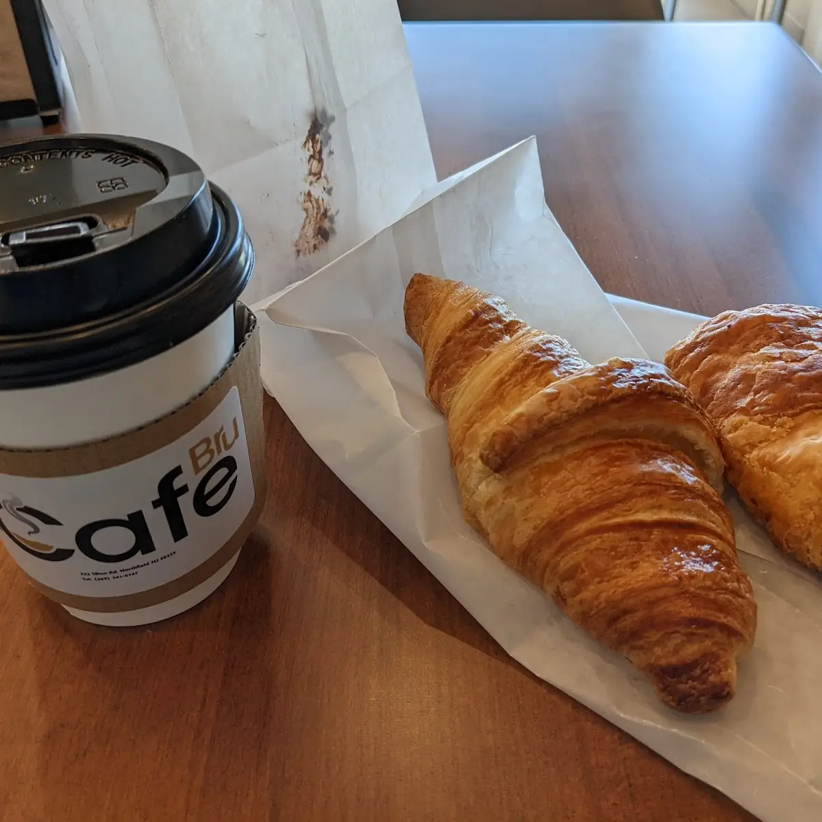 Cappuccino and Croissant