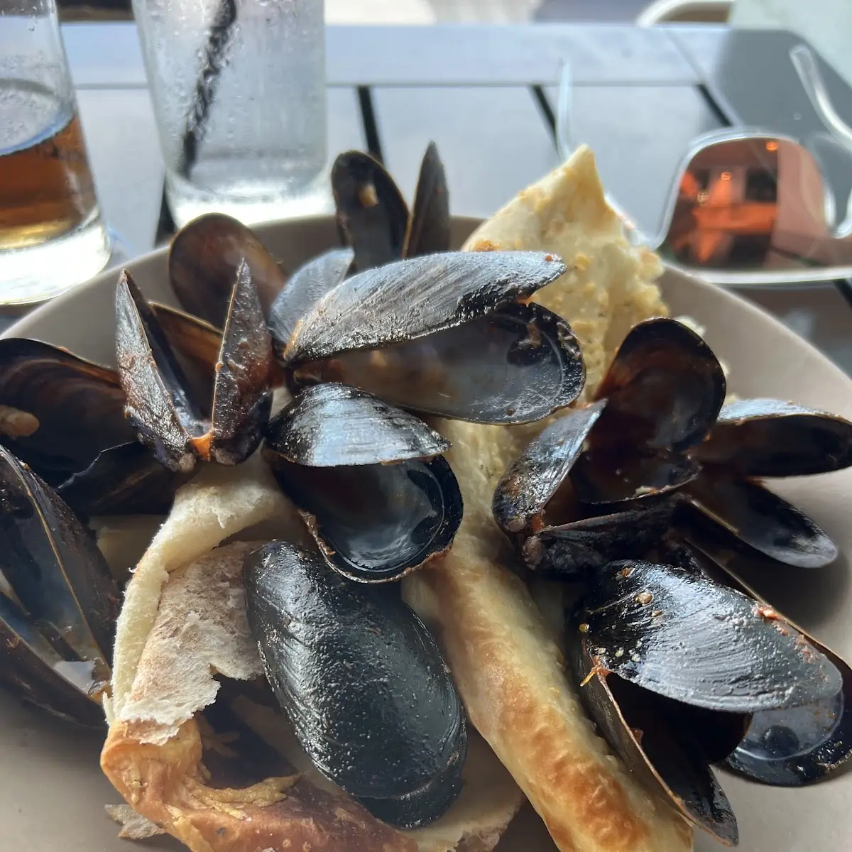 Steamed Mussels