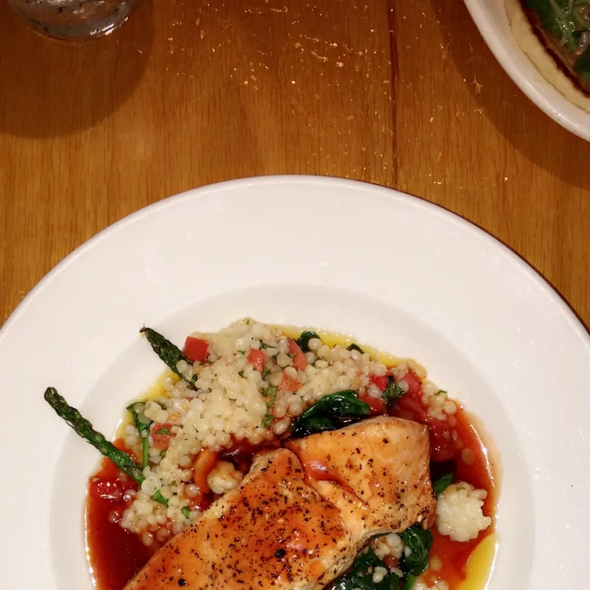 Enlightened Cherry Chipotle Glazed Salmon