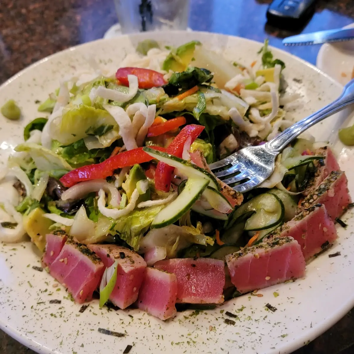 Enlightened Seared Ahi Salad