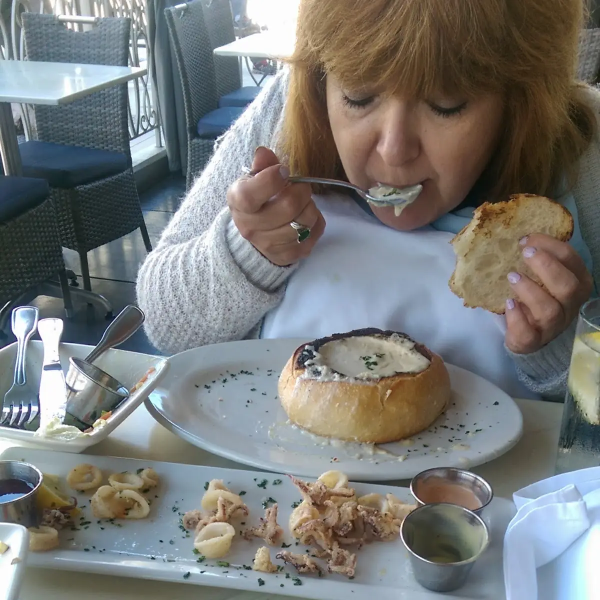 Bread Bowl Chowder & House Salad