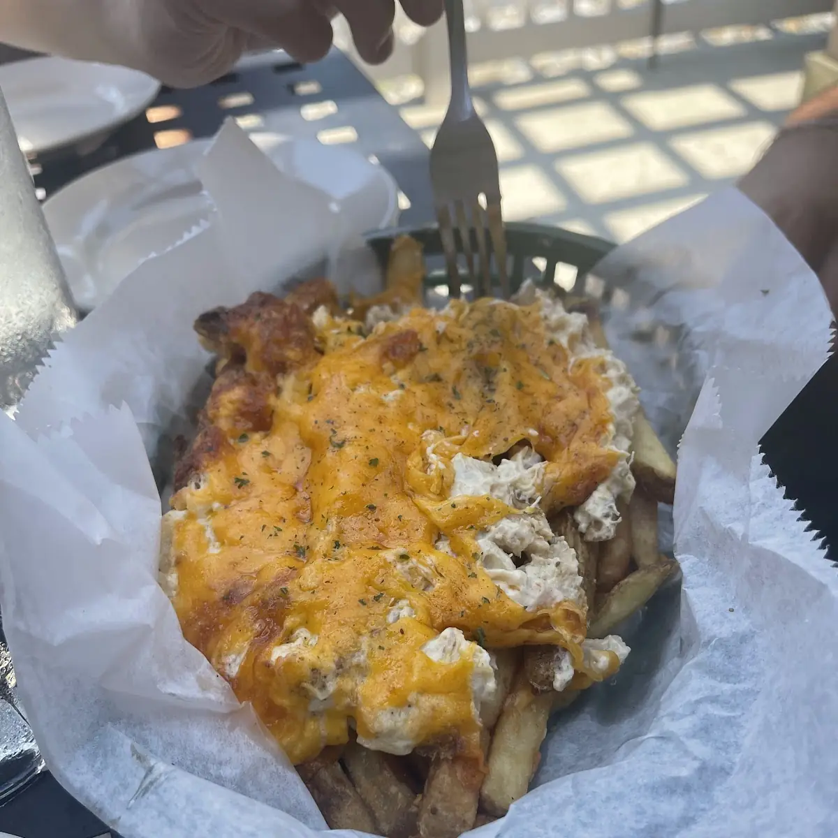 Crabby Cheese Fries