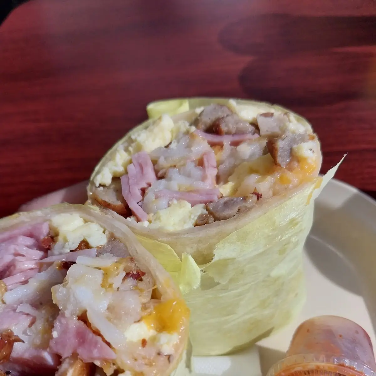 Ham Breakfast Burrito