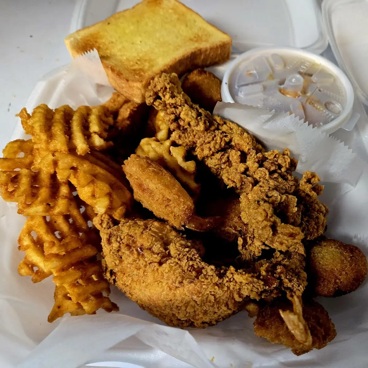 Fried Fish Shrimp and Chicken