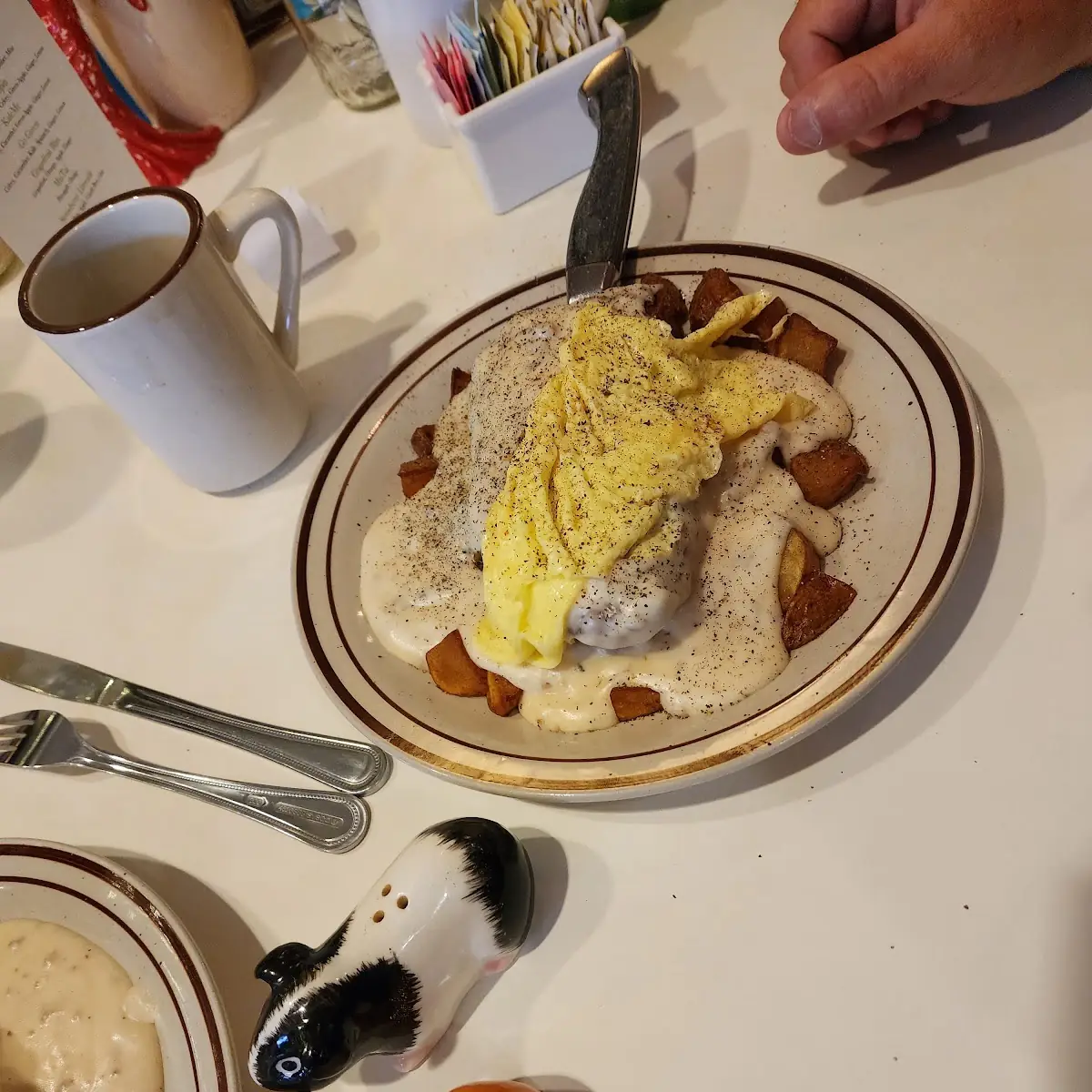 Chicken Fried Steak and Eggs