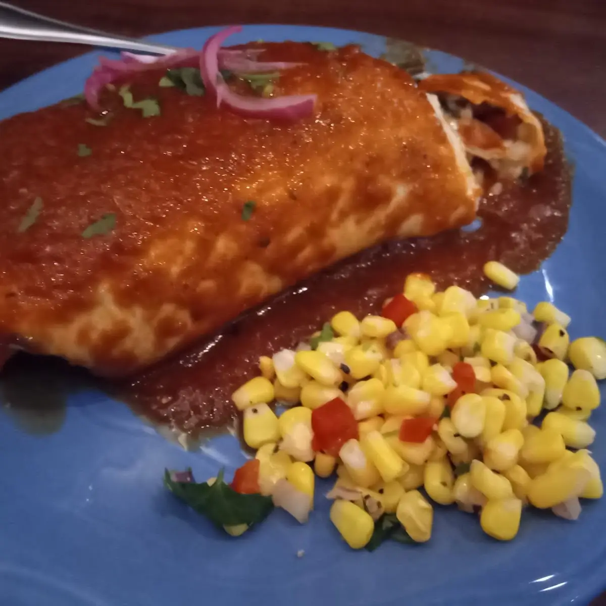 Potato Loaded Wet Burrito