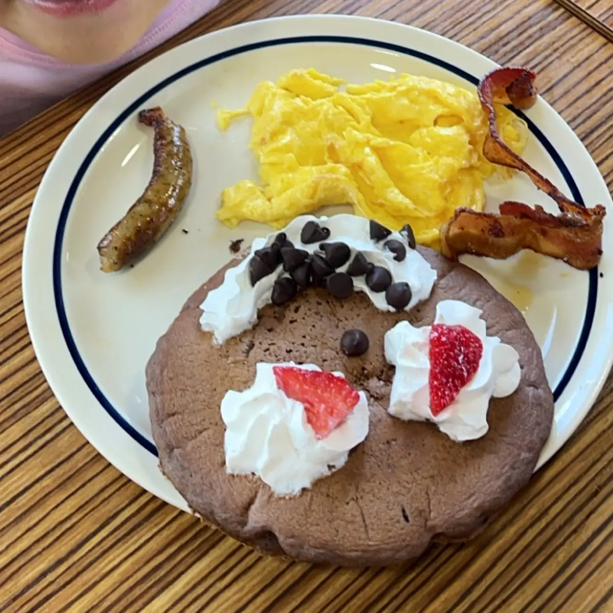Chocolate Pancake Platter