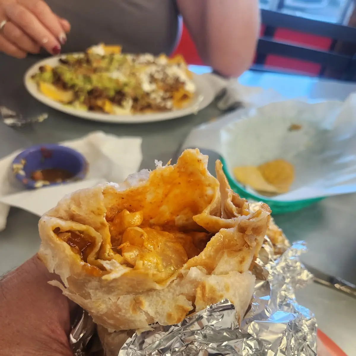 Spicy Shrimp Burrito
