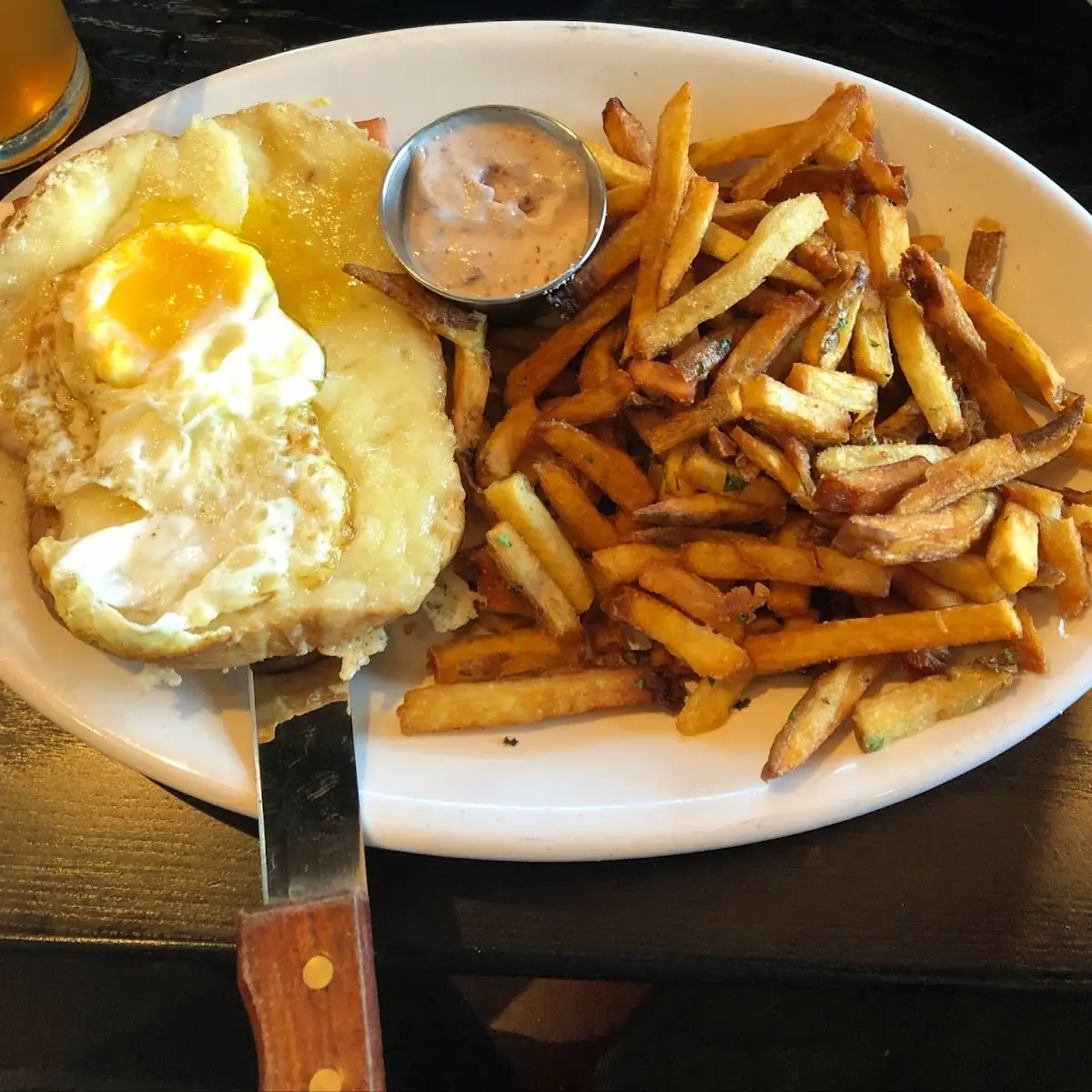 Croque Madame with Black Forest Ham