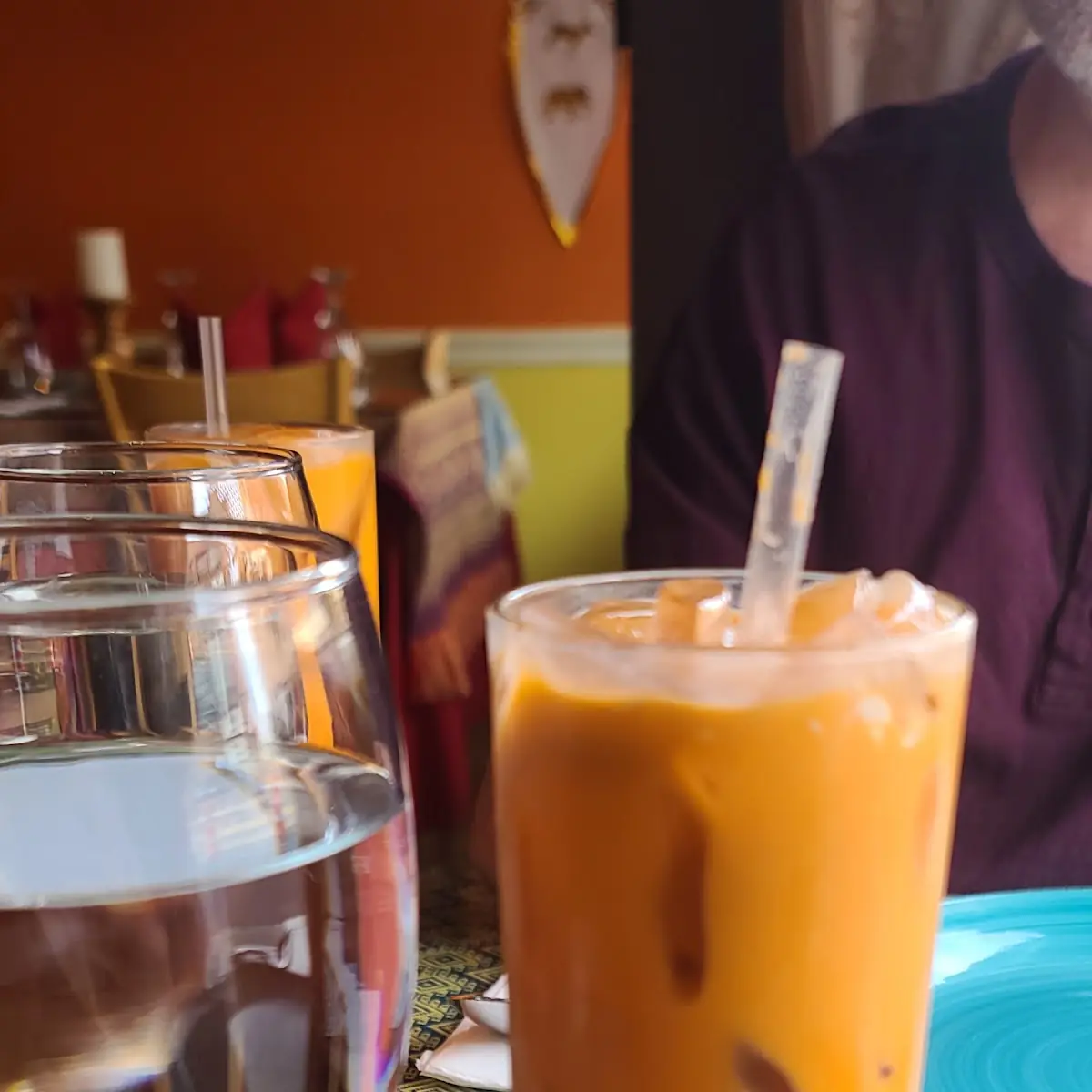 Thai Iced Tea with Coconut Milk