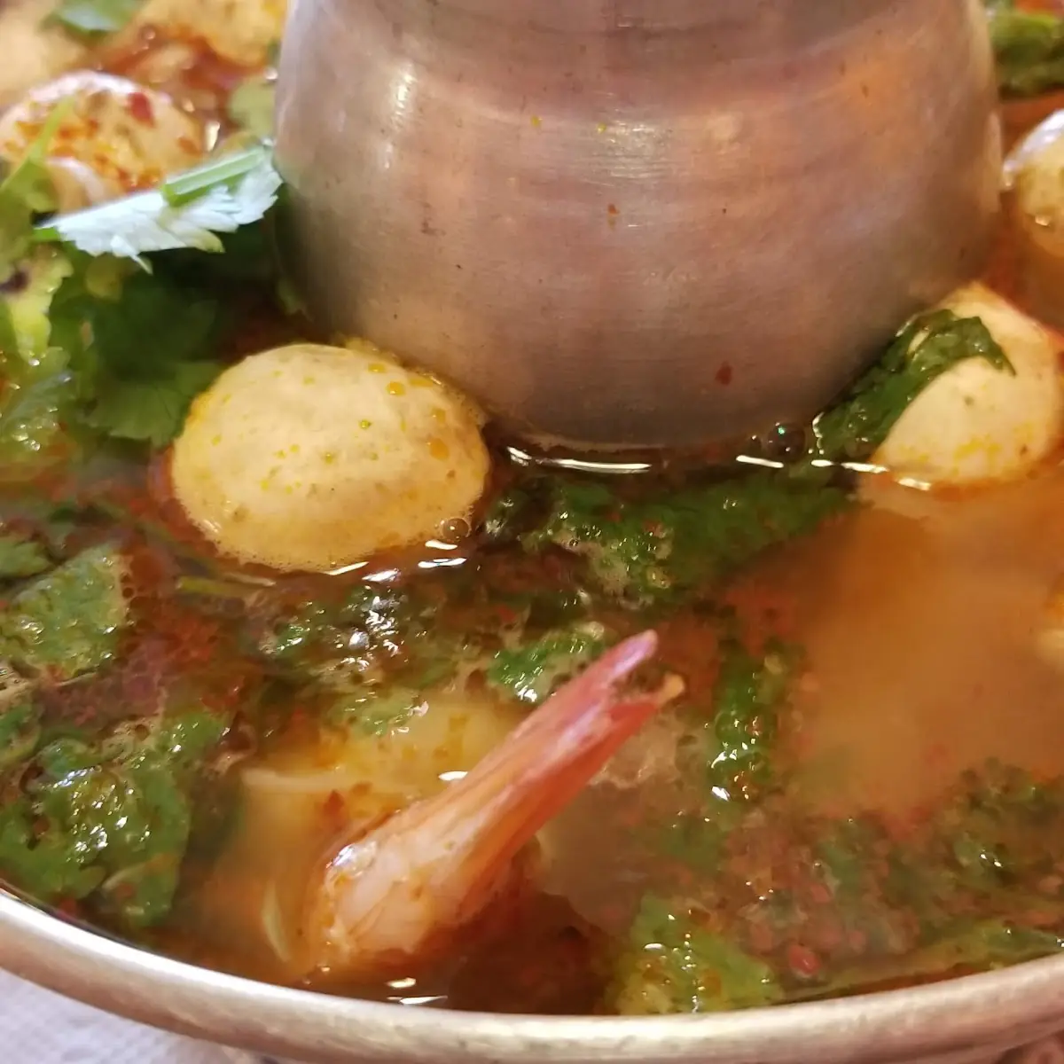 Tom Yum Gai Hot Pot