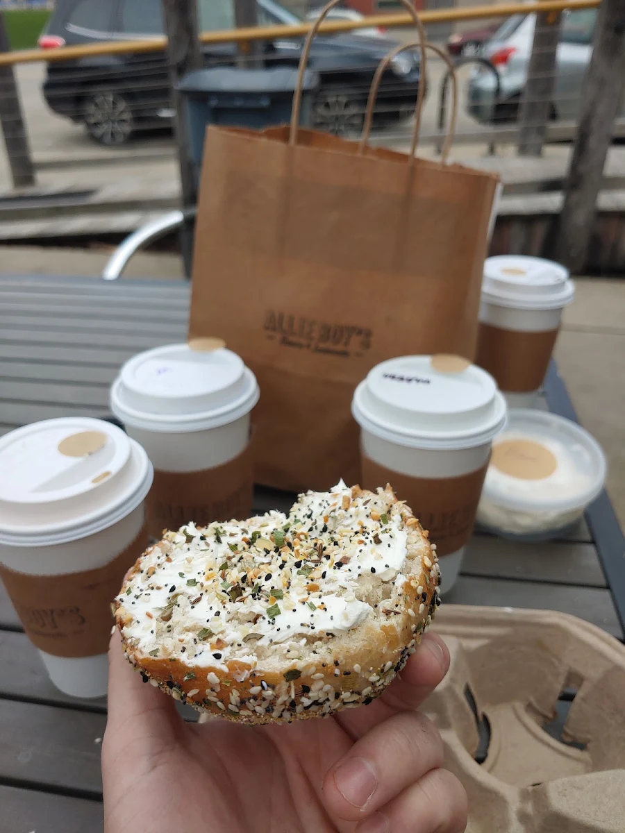 Everything Bagel with Cream Cheese