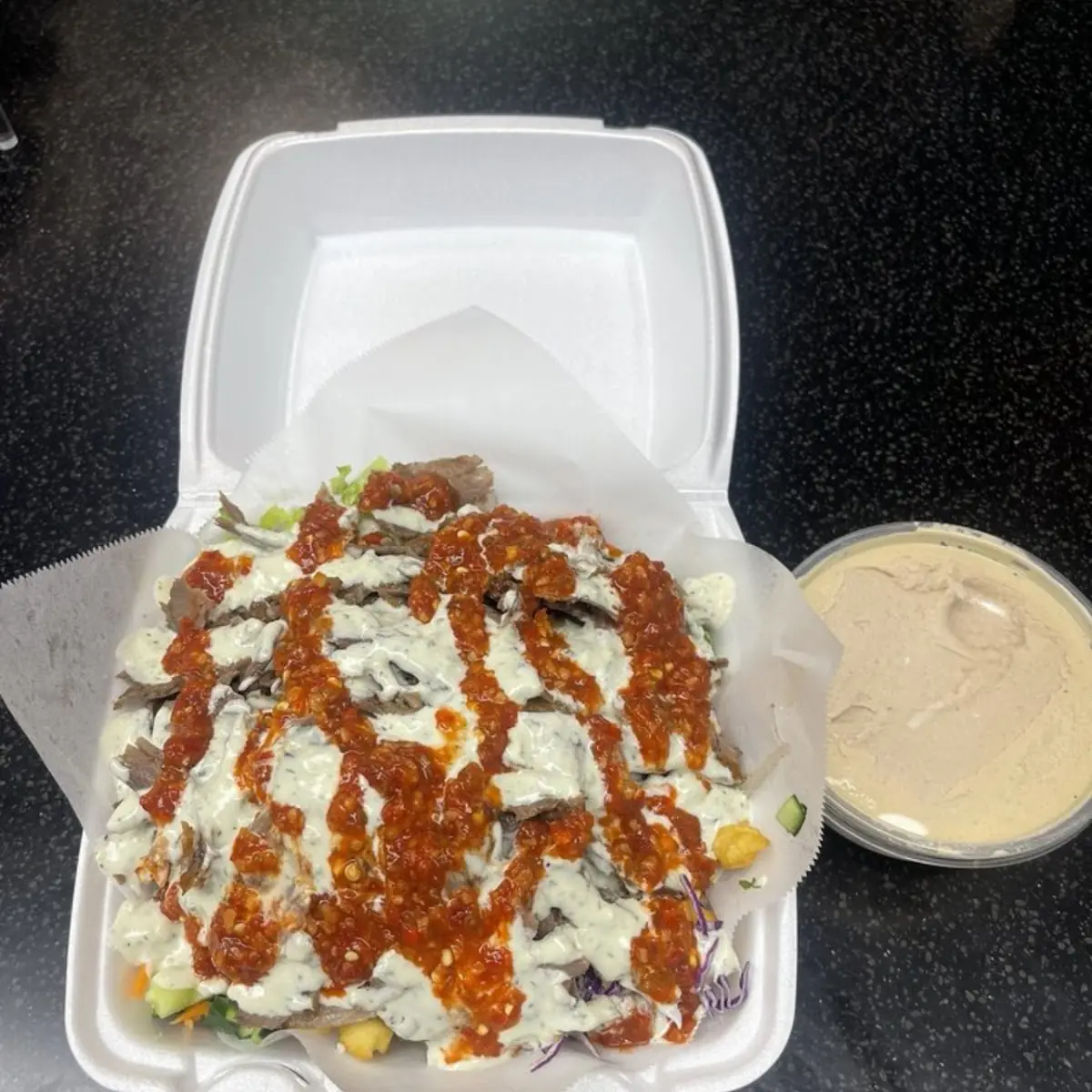 Beef Shawarma over Fries