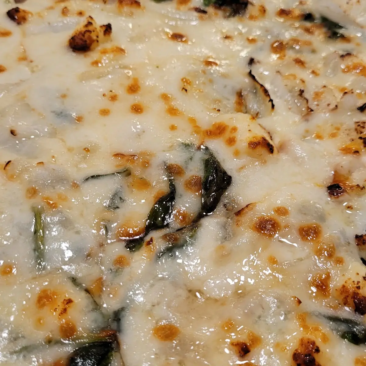 Spinach Feta Thin Crust