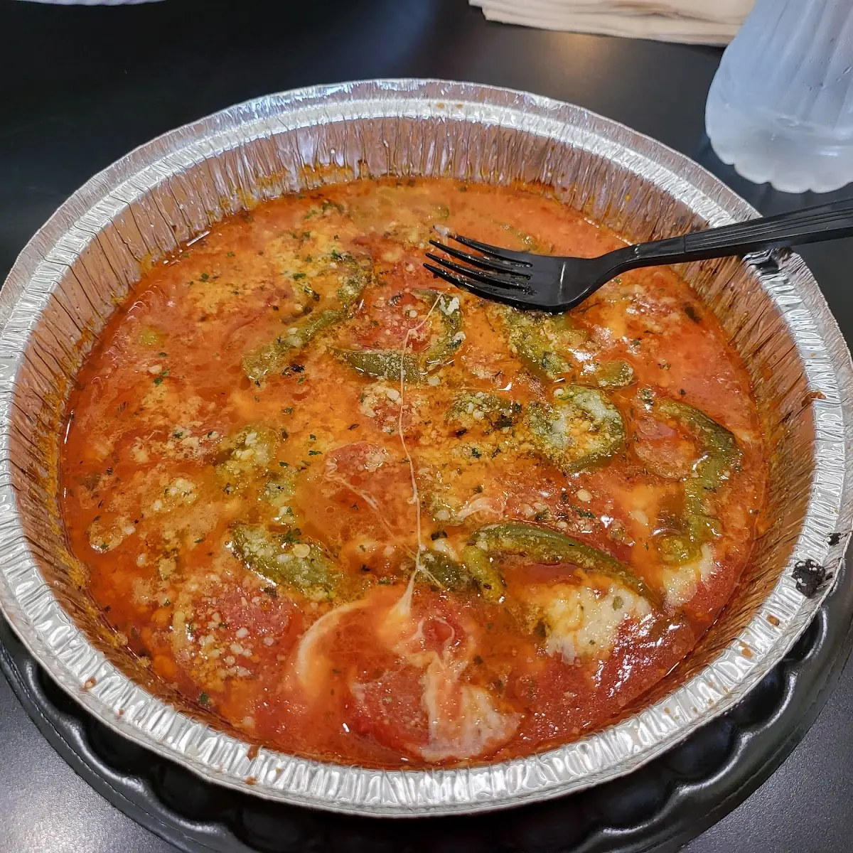 Crustless Pizza Caprese
