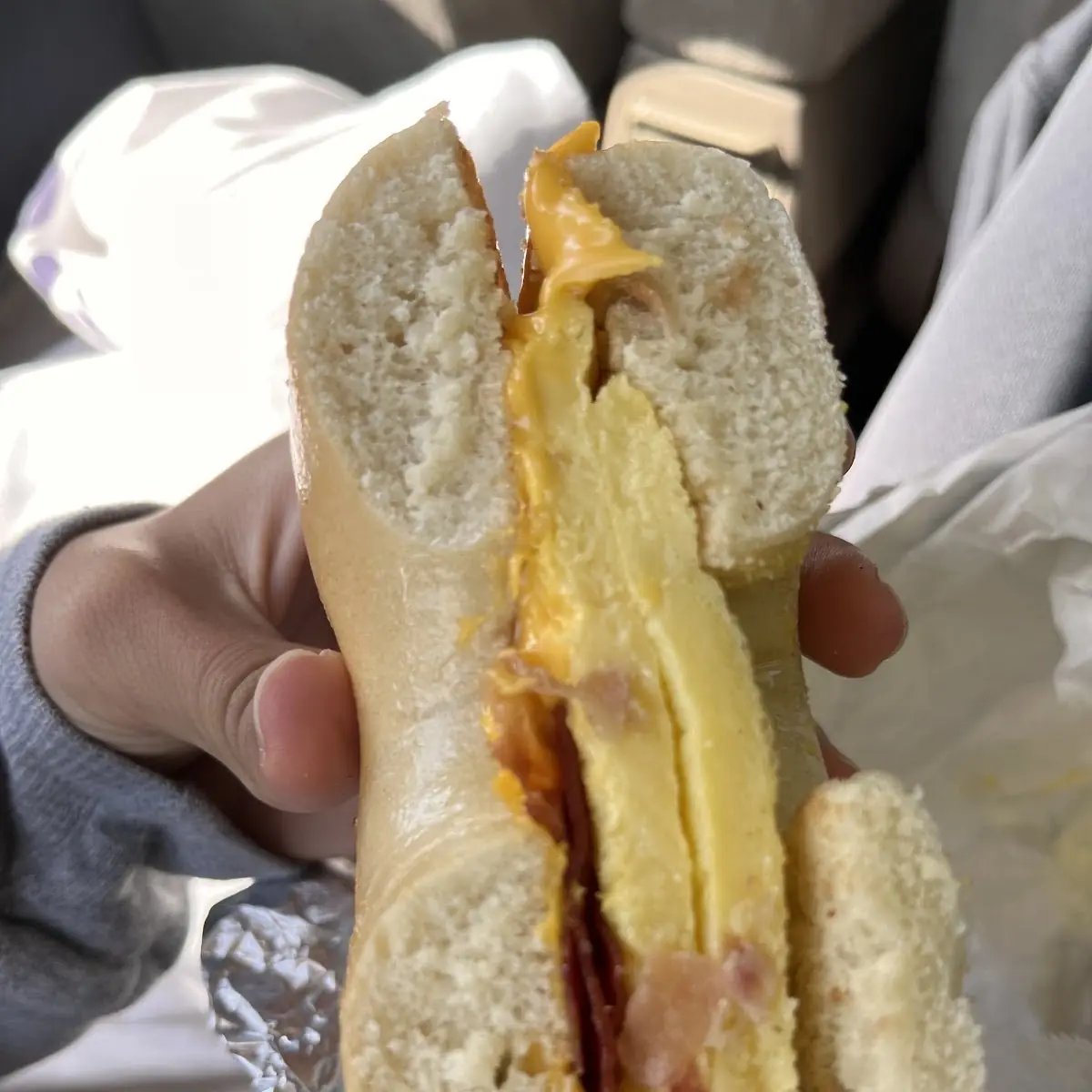 Bacon Egg and Cheese Sandwich