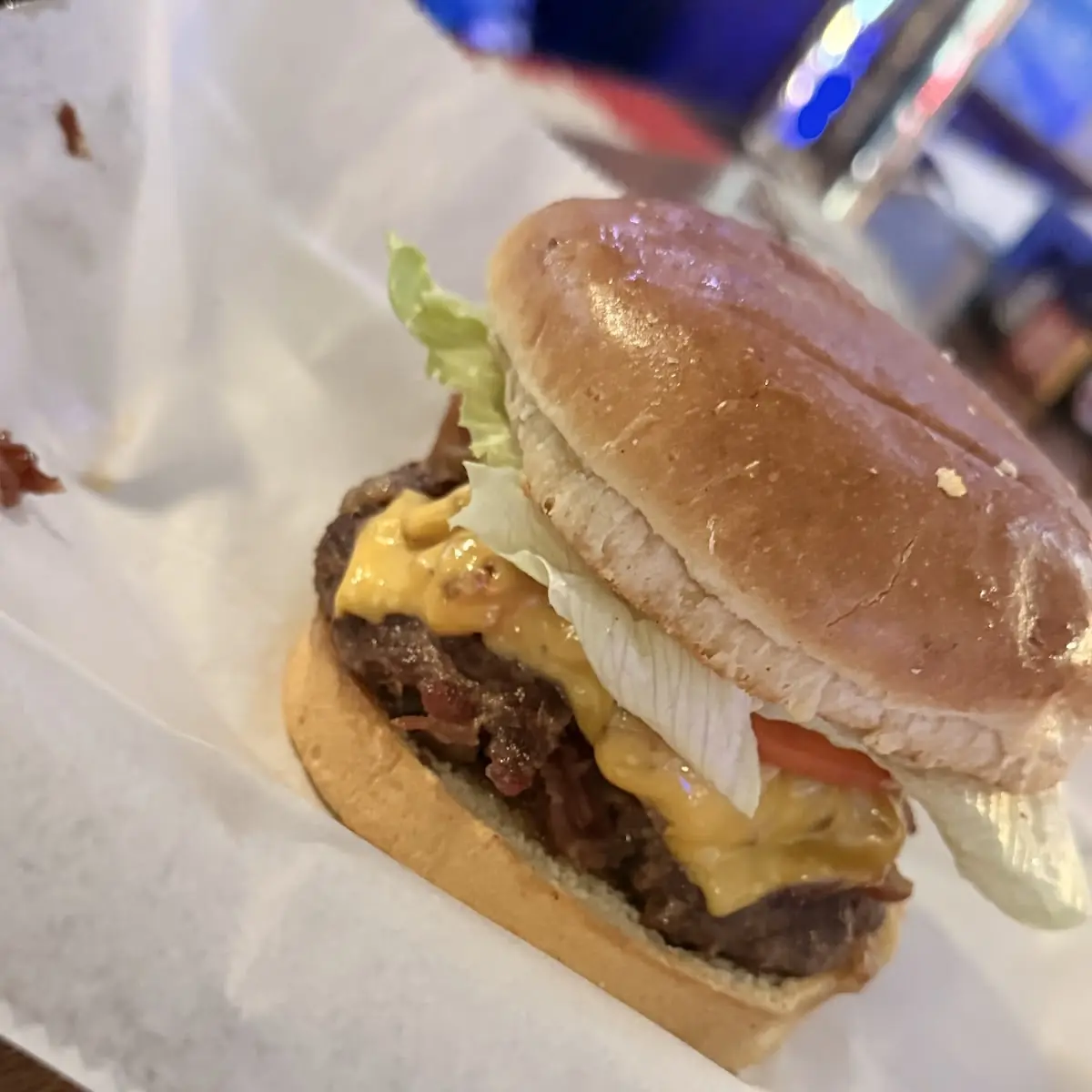 Smash Bacon Burger Wrap