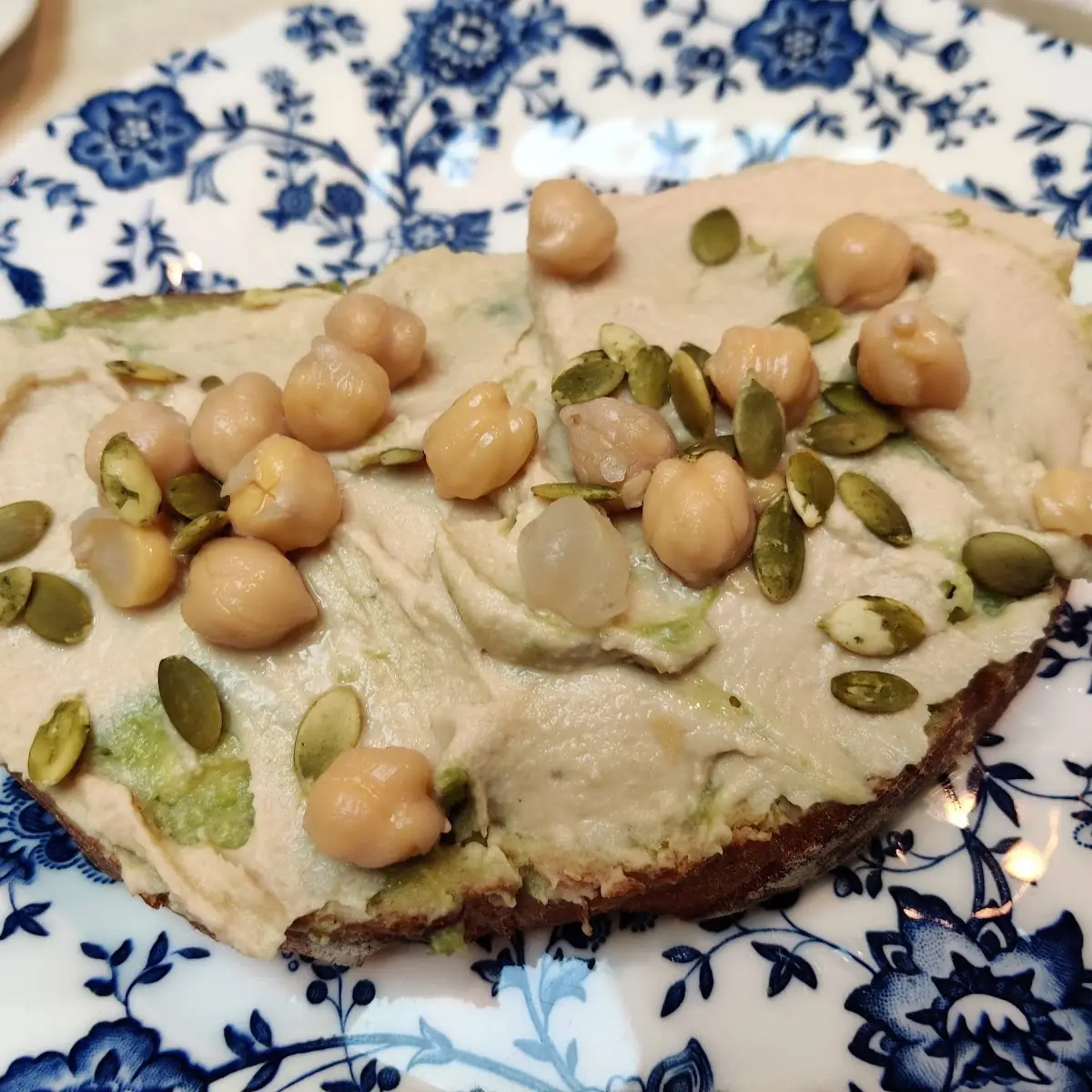 Hummus Avocado Toast