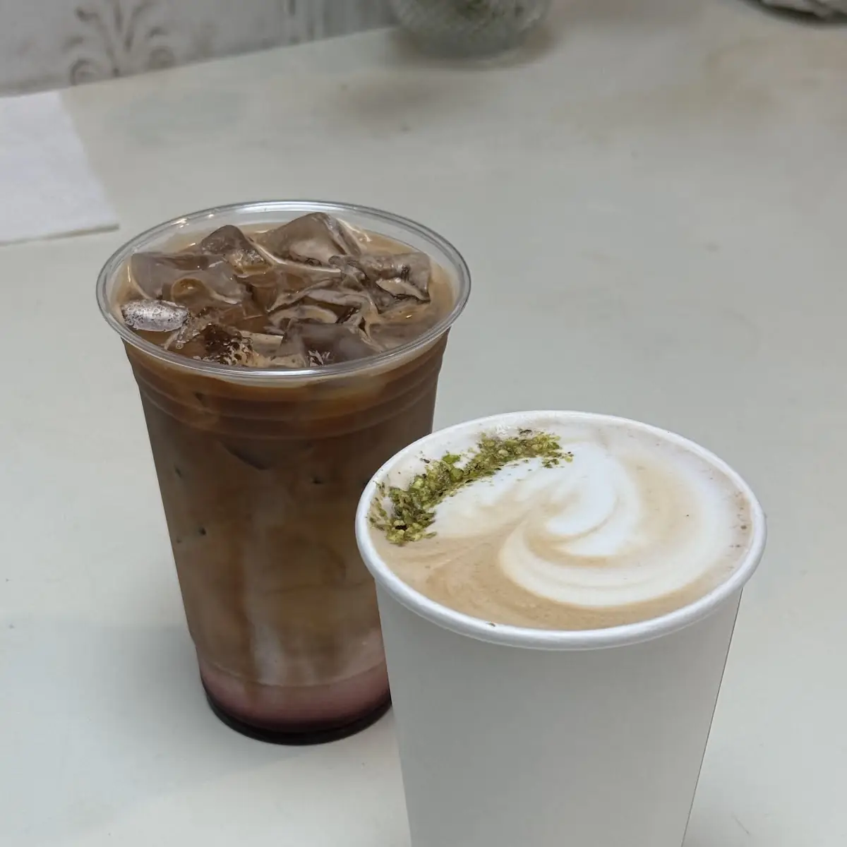 Iced Pistachio Latte