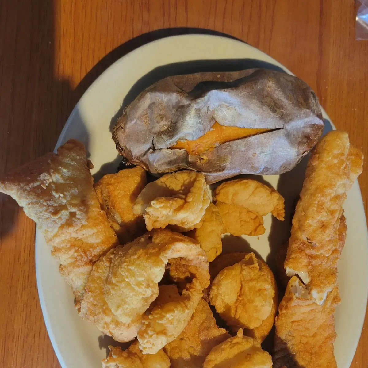 White Fish with Sweet Potato