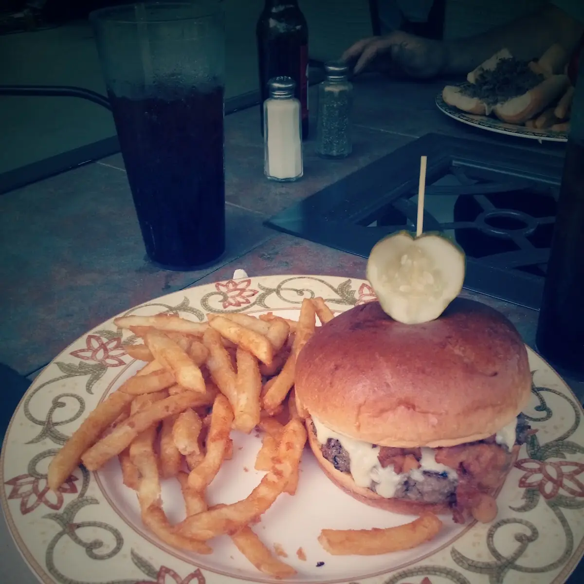 Big Bacon Blue Cheese Burger