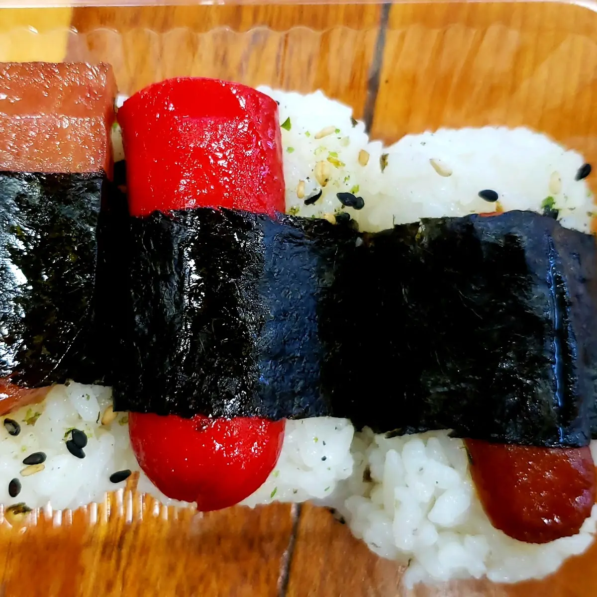 Spam & Sausage Musubi