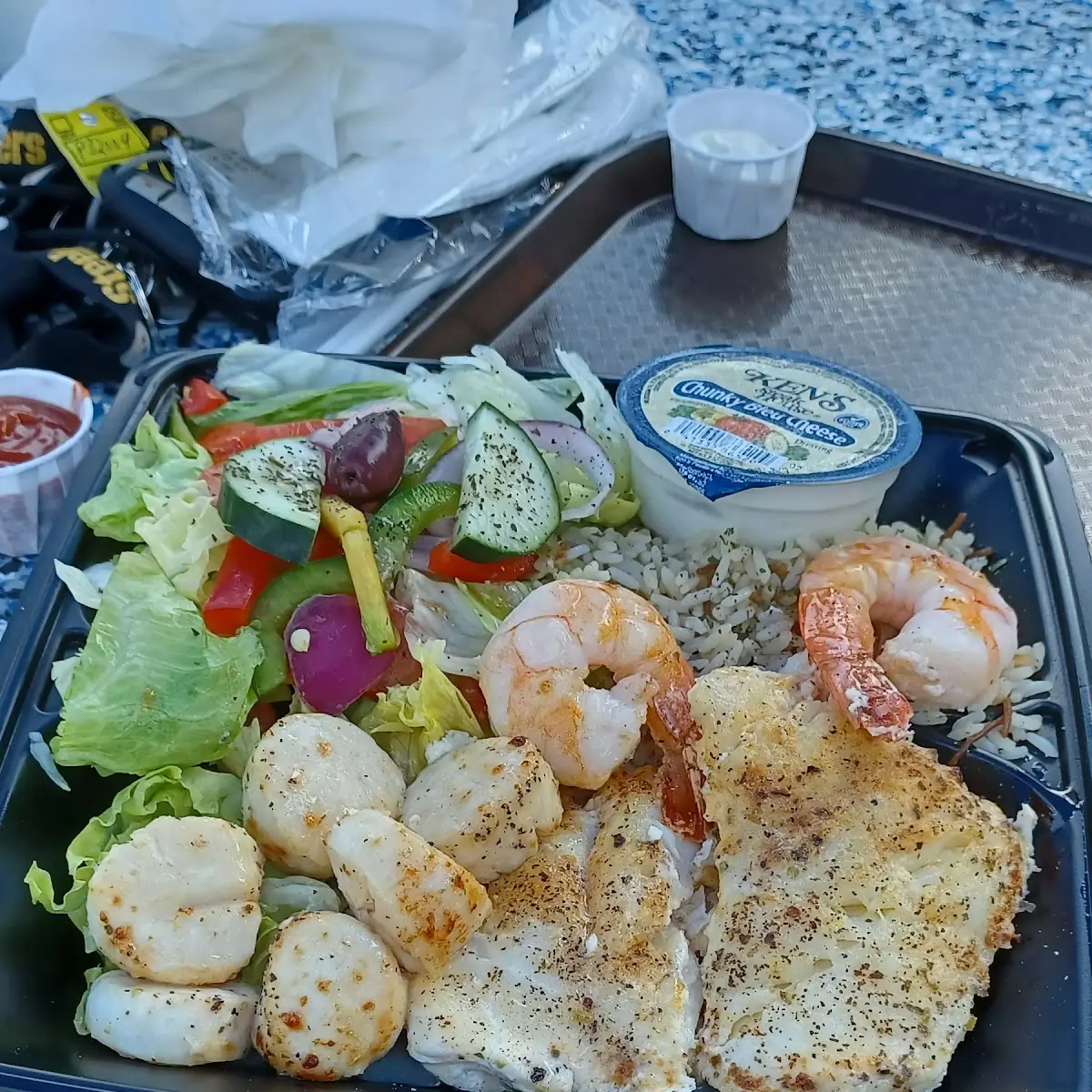 Broiled Seafood Platter