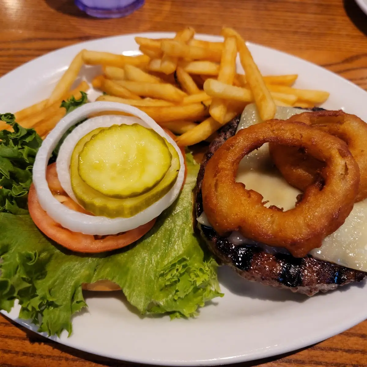 Wwhite Cheddar Buffalo Burger
